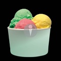 3 kugeln becher
