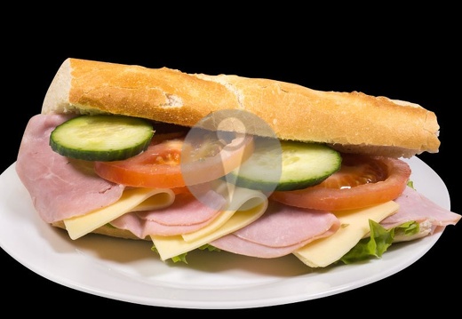 baguette kaese schinken