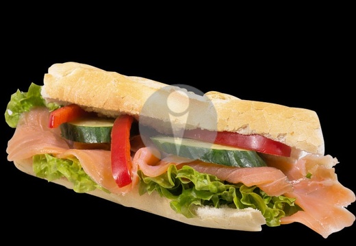 baguette lachs