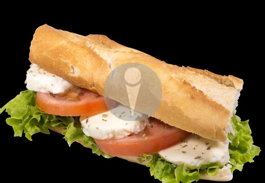 baguette mozzarella tomate