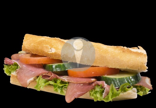 baguette schinken