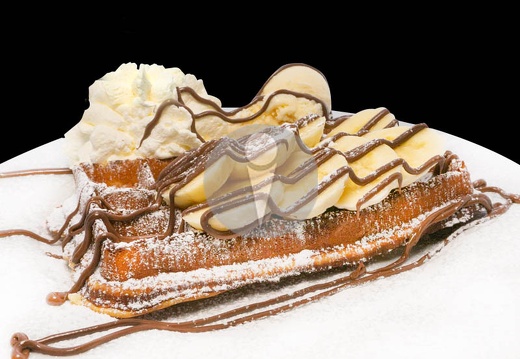 bruesseler waffel banane nutella