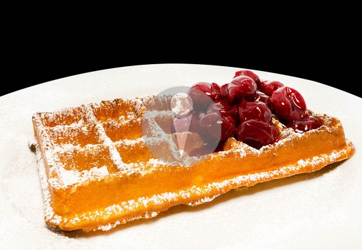 bruesseler waffel kirschen