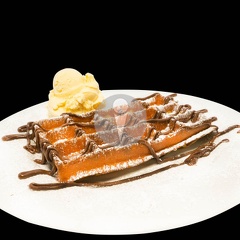 bruesseler waffel nutella eis