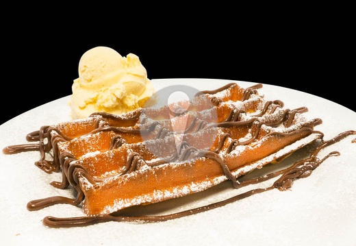 bruesseler waffel nutella eis