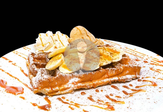 bruesseler waffel zimt banane