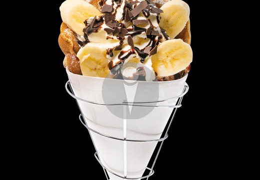 bubble becher banane schoko