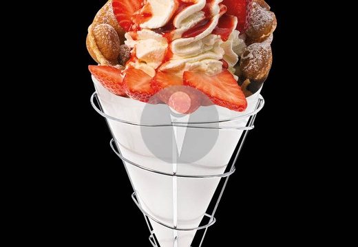 bubble becher erdbeer