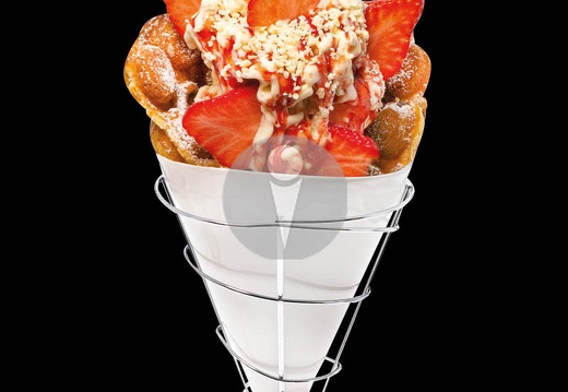 bubble becher spaghetti erdbeer