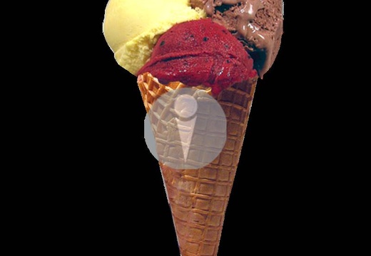 drei Kugeln waffel