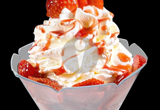 erdbeeren mit sahne to go