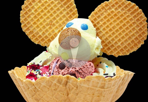 micky maus to go waffelbecher