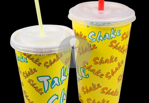 milchshake to go pappbecher