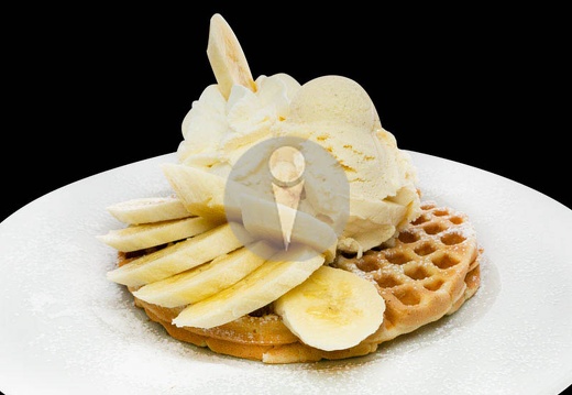 rundwaffel banane