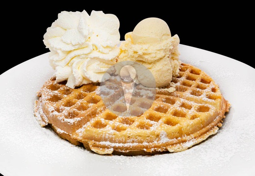 rundwaffel sahne eis