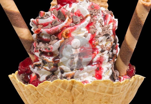 schwarzwaelder kirsch to go waffelbecher