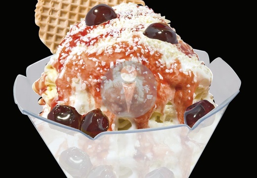 spaghetti joghurt amarena to go